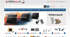 Desktop Screenshot of elektrokram.pl